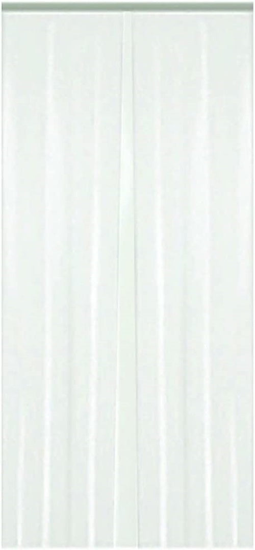 TENDA IN PLASTICA A STRISCE BIANCA cm.120x230h. con supporto in plastica