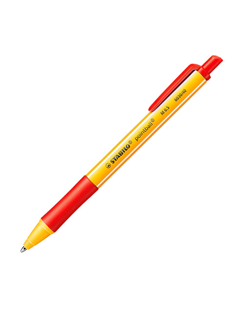 Penna Stabilo Pointball rossa a scatto 0,5