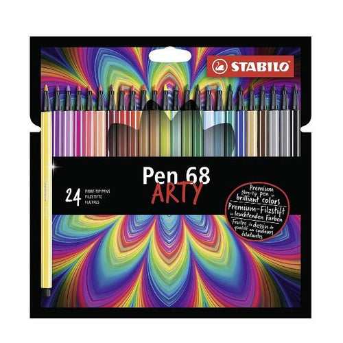 Stabilo pen 68 arty marcatore multicolore 24 pz - 6824-1-20