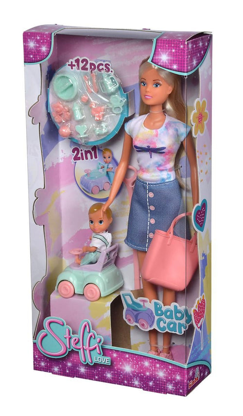 BAMBOLA STEFFI LOVE BABY CAR