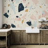Carta da parati - Terrazzo with Large Scaled Stones in Subdued Colors