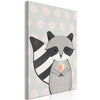 Quadro - Glutton Raccoon (1 Part) Vertical