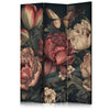 Paravento - Floral Illustration - Magnificent Flower Buds on a Turquoise Background