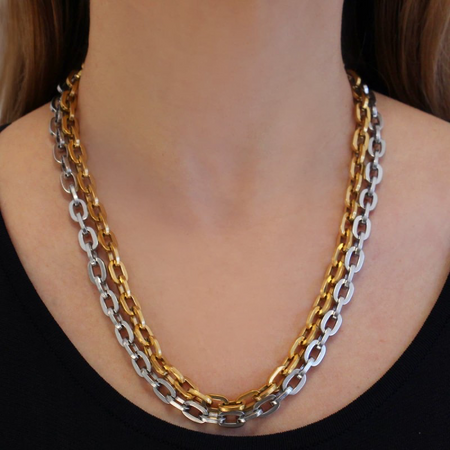 Anartxy - Collana a maglie unisex