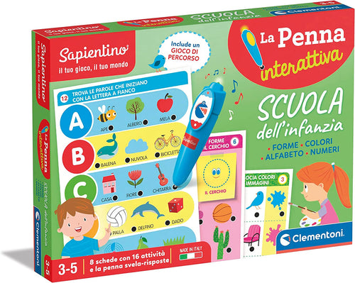 16748 - Sapientino Scuola Dell'Infanzia Forme, Colori, Alfabeto E Numeri