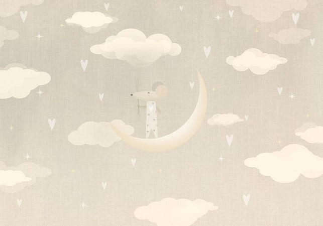 Carta da parati - Mouse on the Moon