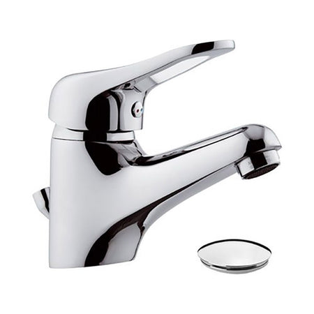 Remer serie Kiss miscelatore per lavabo monocomando finitura cromata lucida