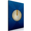 Quadro - In the Shadow of Classic Blue (1-part) - Golden Circle in Abstraction
