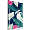 Quadro - Sloth in the Tropics (1 Part) Vertical