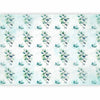 Carta da parati - Mint nature - uniform pattern in floral motif with green leaves