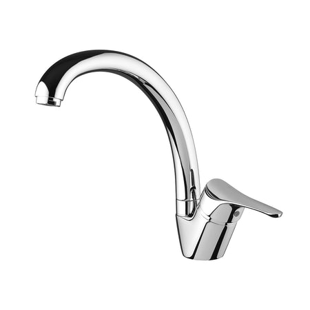 Mamoli serie M2 miscelatore per lavello canna alta monocomando finitura cromata lucida