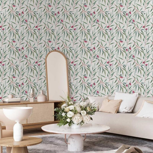 Tappezzeria murale - Pink Flower Buds