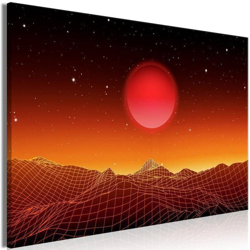 Quadro - Futuristic landscape (1 Part) Wide