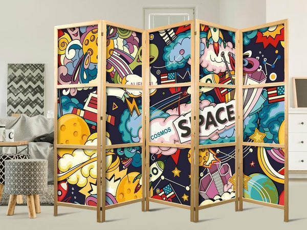 Paravento giapponese - Teenagers Space II