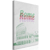 Quadro - Rome in Watercolours (1 Part) Vertical