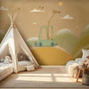 Carta da parati - Traveling Giraffe