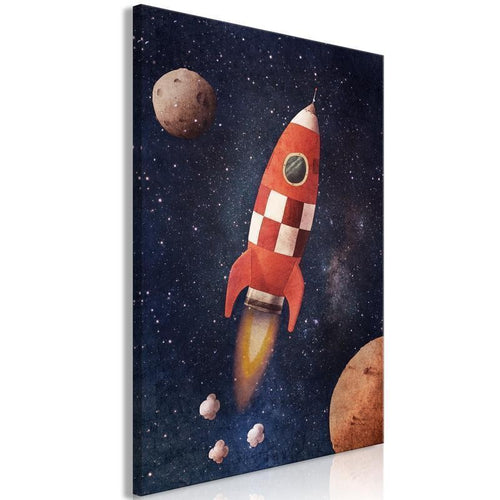 Quadro - Into the Unknown by Rocket (1 Part) Vertical