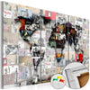Quadro di sughero - Modern Worlds Map