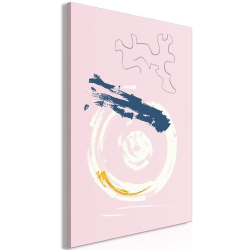 Quadro - Pink Accent (1 Part) Vertical
