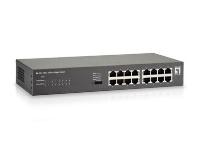 Levelone geu-1621 switch di rete gigabit ethernet (10/100/1000) grigio