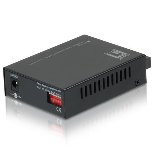Levelone fvt-2001 convertitore multimediale di rete 100 mbit/s 1310 nm modalità multipla nero
