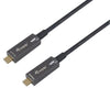 Equip 119461 cavo ottico attivo usb-c-c, m/m, 5,0 m, pd 60w, 4k/60hz, 10gbps, video+dati+pd