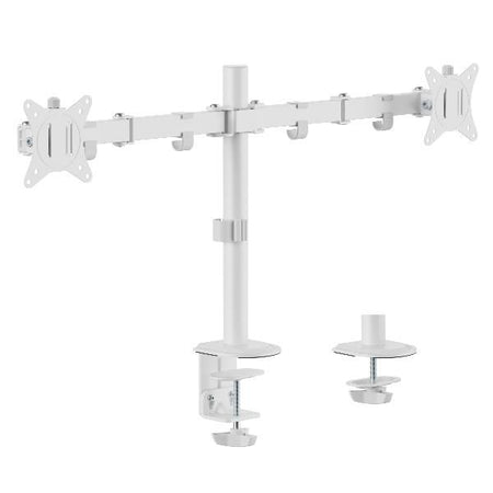 Equip staffa di montaggio da tavolo articolata per doppio monitor da 17“-32”, bianco - 650167