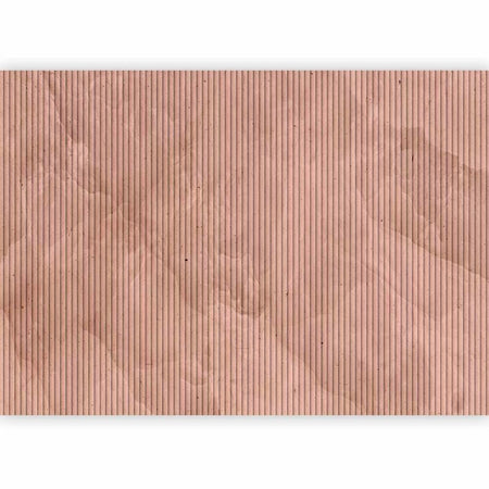 Carta da parati - Pink reed - solid background with textured vertical stripes with pattern