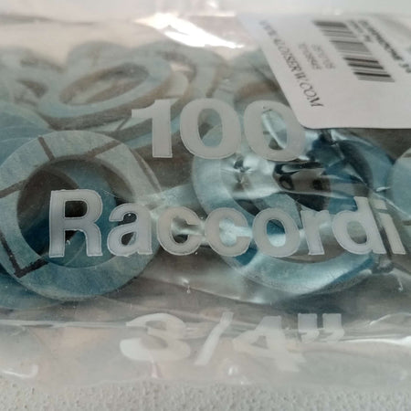 Guarnizione OMNIA piatta di carta da 3/4" - blister da 100 unità