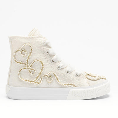 Lelli Kelly Sneakers Bimba in Tela Alte Egle Omaggio Cerchietto