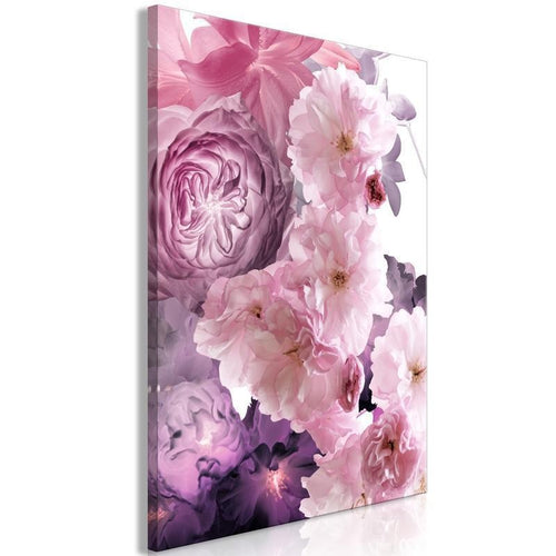 Quadro - Garden of Floral Scents (1-part) - Nature in Shades of Pink