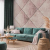 Carta da parati - Perfect cuts - geometric symmetrical tiled pattern with pattern
