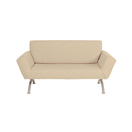 Divano letto trasformabile 2 Posti "Plutone" a cricchetto con materasso "Made in Italy"