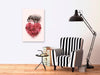 Quadro - Elephant Lover (1-part) - Elephant Amid Pink Flowers