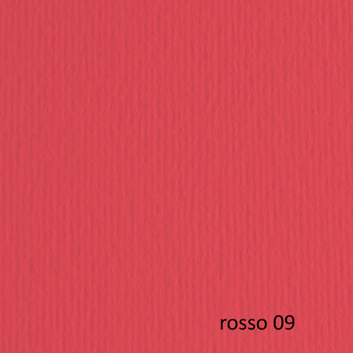 Blister 10Fg Cartoncino 70X100 220Gr Rosso 109 Fabriano Elle Erre