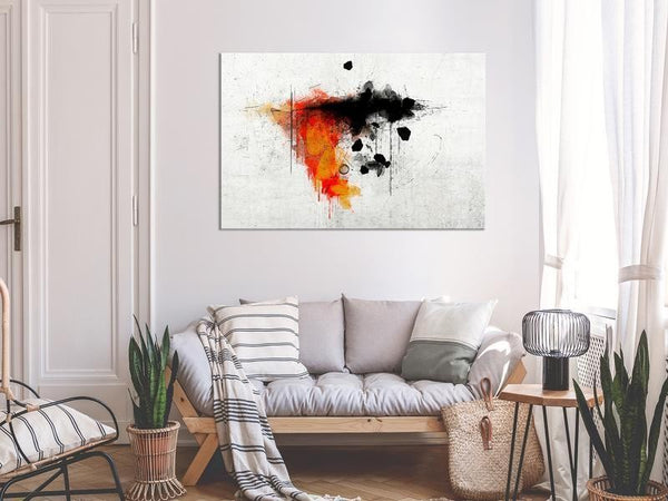 Quadro - Expression of Red (1 Part) Wide
