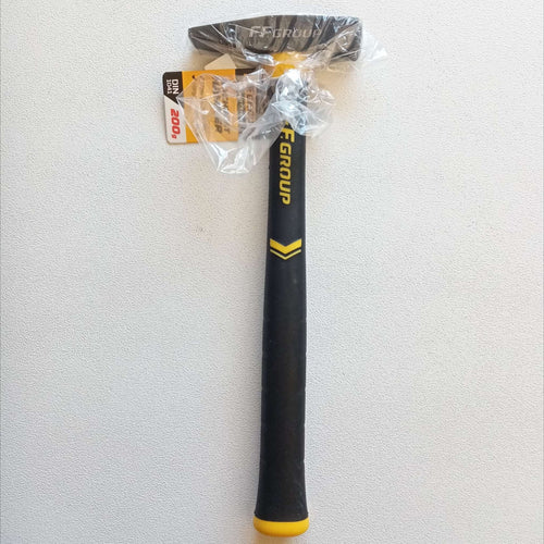 FF Group martello da 200gr per fabbro e meccanico manico fibra di vetro