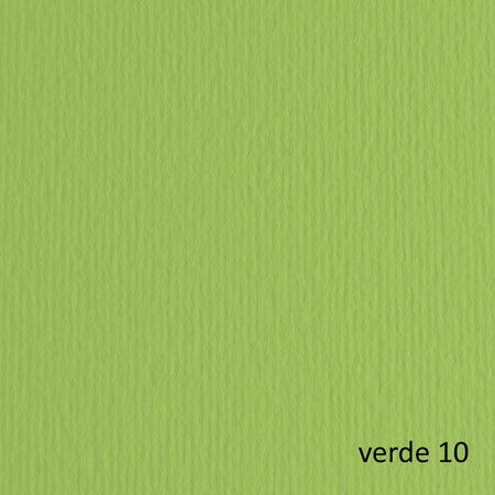 Blister 10Fg Cartoncino 70X100 220Gr Verde Pisello 110 Fabriano Elle Erre