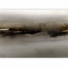 Carta da parati - Diuna - abstract modern painting in grey with black pattern