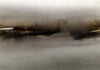 Carta da parati - Diuna - abstract modern painting in grey with black pattern
