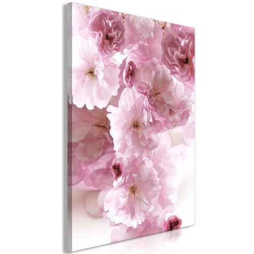 Quadro - Flowery Glamour (1-part) - Flower Petals in Shades of Pink
