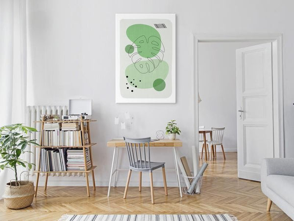 Quadro - Green Aesthetics of Monstera (1 Part) Vertical