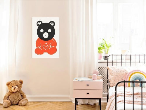 Quadro - Thoughtful Bear (1 Part) Vertical