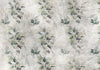 Carta da parati - Statue of nature - plant motif with green leaves with grey patterns