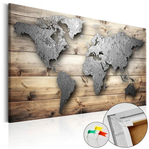 Quadro di sughero - Silver World