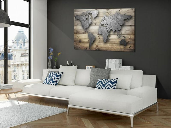 Quadro di sughero - Silver World