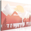 Quadro - Landscape at Sunset (1 Part) Wide
