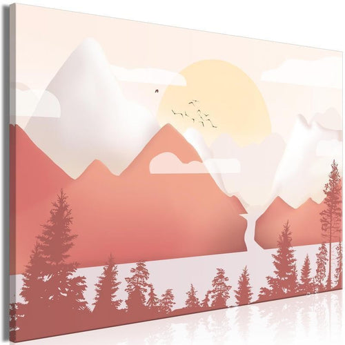 Quadro - Landscape at Sunset (1 Part) Wide