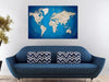 Quadro di sughero - Dark Blue Trail