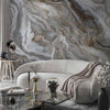 Carta da parati - Stone Abstractions - Marble Textures in Neautral Tones